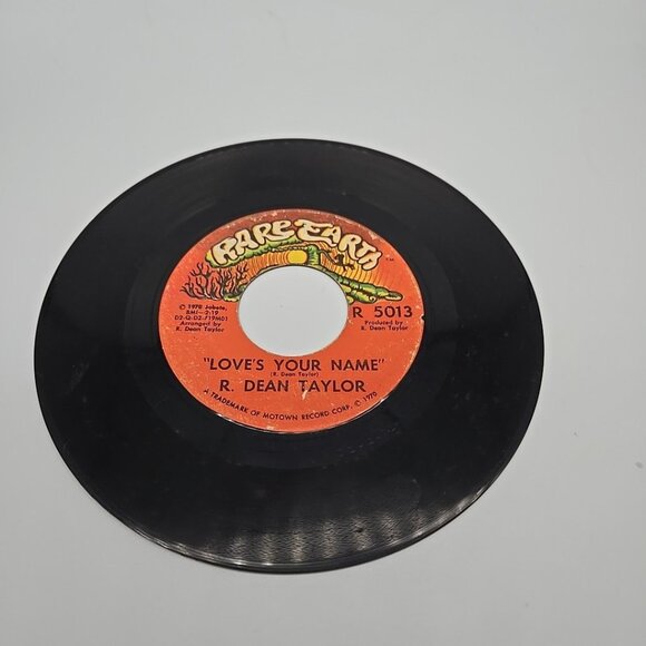 R Dean Taylor Indiana Wants Me / Love’s Your Name 45 RPM 7in Vinyl Single Record - Picture 1 of 4